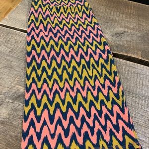 LuLaRoe Fiber Optic Fun 3X stretchy Cassie Skirt